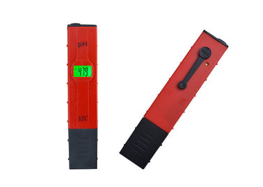 バックライトの温度修正を持つ赤いペンのタイプ デジタルPH計のライト級選手