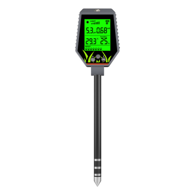 YIERYI 6 in 1 PH / EC / 湿度 / 太陽光 / 空気の湿度 デジタル土壌分析計
