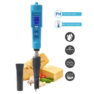 2 in 1 デジタル pH メーター LED ディスプレイと 0.01pH 精度