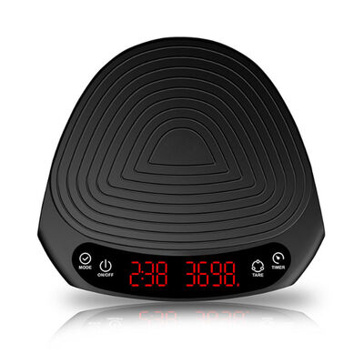 Ultra-thin Smart Coffee Weighing Scale with 0.1g Accuracy and Type-C Recharging in ABS Stainless Steel Silicone