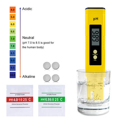 テストDriking水ワイン/尿のためのProtable LCDデジタルのPH計のペンのタイプpHのテスター