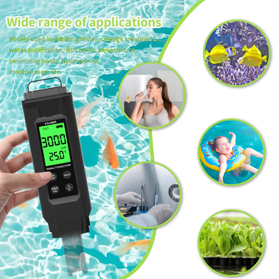 YIERYI YG-9909 デジタル5イン1 水質検査機 農園用高精度PH検査機
