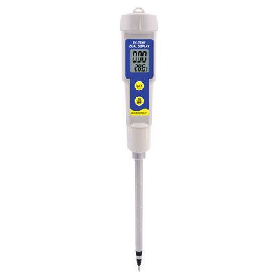 土壌EC温度テスター 2-in-1 防水メーター 0.00 - 4.00mS/cm範囲 庭/水耕栽培/植物用