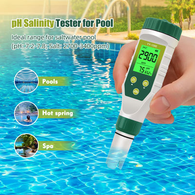5 イン 1 水質検査器 PH/TDS/EC/塩分度/テンプメーター 水産養殖用飲料水研究室