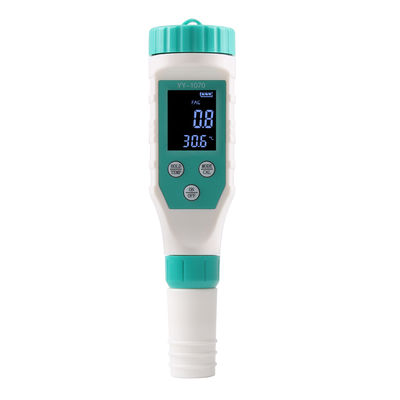 7-in-1 水質テスター - FAC/pH/ORP/塩分/TDS/EC/温度メーター、養殖、家庭 & 研究室向け