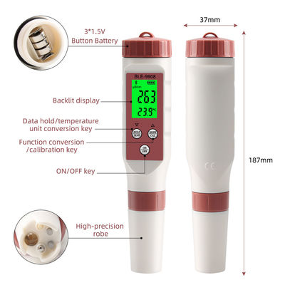 家庭,水栽培,実験室用PH/TDS/EC/テンプメーター