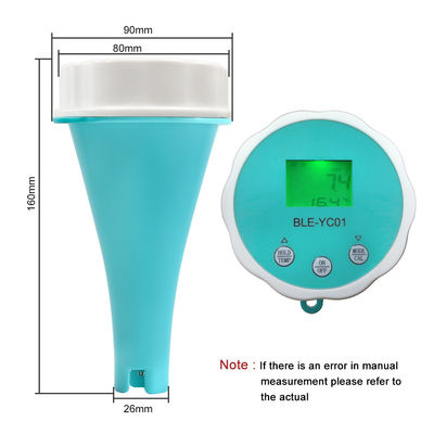 スマートBluetoothプール水質テスター - 6-in-1 pH/EC/TDS/ORP/CL/温度計 プールおよび水生会場用