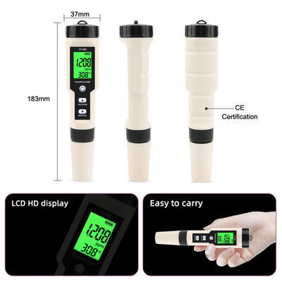 4-in-1 水素水質テスター - 健康、水産養殖、研究室向け H₂/pH/ORP/温度計