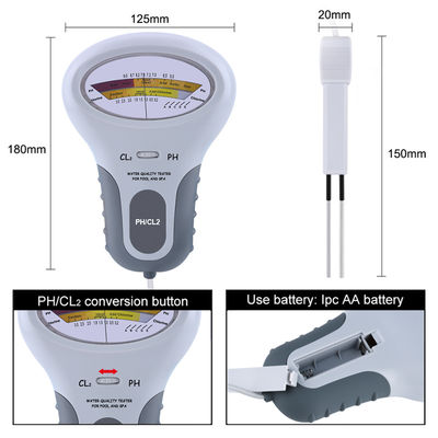 CL2 テスト 2 イン 1 水質 PH & クロリン PC-102 - プールと水族館用水質試験装置