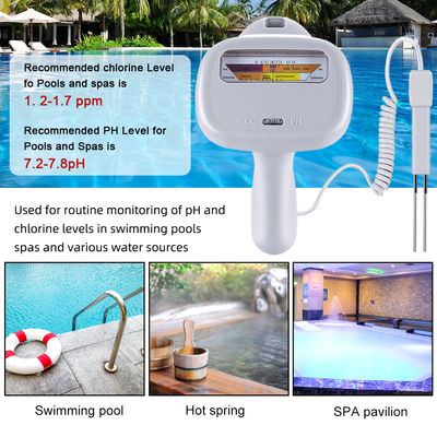 CLテスター 2 in 1 デジタルPH & 塩素 水質測定器 プール、スパ、水族館用 – 正確でポータブル