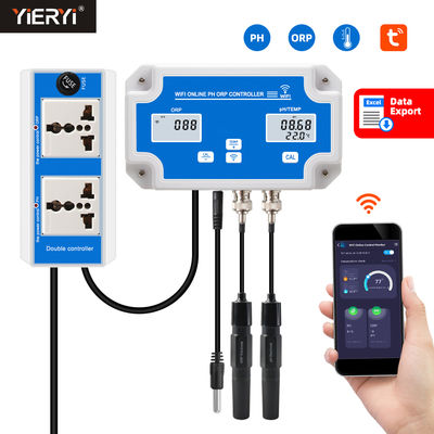 Smart Tuya Wifi Digital PH Meter with -2000~+2000mv ORP Monitoring Controller and 0-14PH Online PH Meter