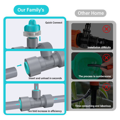 スマートマイクロ散水システム - 効率的な節水自動点滴灌漑キット、簡単なDIY設置で多様な用途に対応