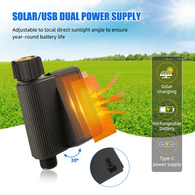 太陽光発電のスマート灌輸システムとTuyaスマートコントロールとIP65防水土壌湿度センサーキット