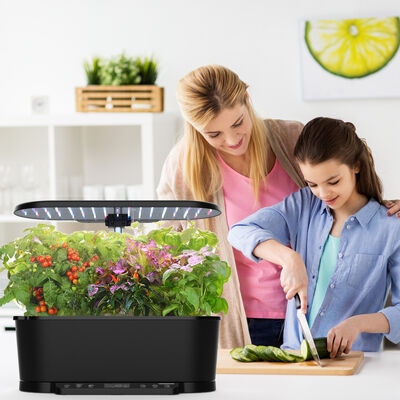 15 ポッド スマート水栽培システム 室内植物のためのフルスペクトルLEDとスマート水循環