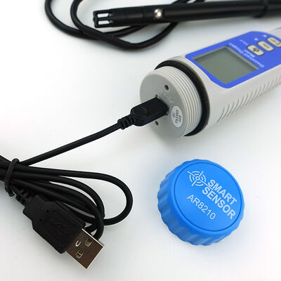 High Accuracy ±0.3mg/L Dissolved Oxygen Meter with IP55 Waterproof Design and Rechargeable Battery for Aquarium and Laboratory