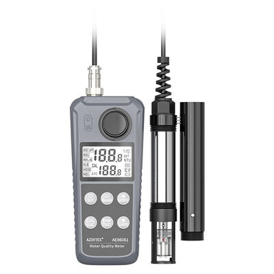 デジタル AE86061 6 分の 1 マルチパラメータ 水質計 自動温度補償と0.1mg/Lの解像度