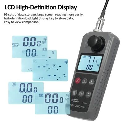 高精度光学式インデックスセンサー溶存酸素計、外部プローブ設計、コンパクトポータブル水質計