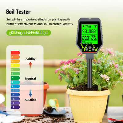 6 In 1 Soil Tester Soil PH/EC/humidity/Fertility/Light /temperature  Soil Testing Tools
