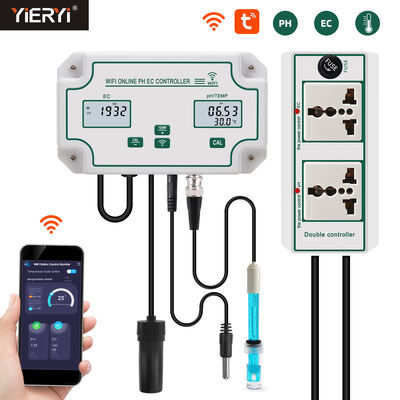 Tuya Wifi オンライン EC モニタリングコントローラー ph メーターデータロガー機能水耕水質モニタリングテスター