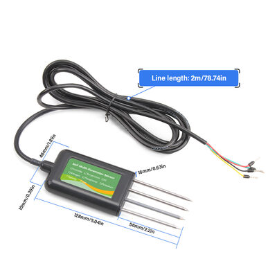 RS485 土壌マルチパラメーターセンサー 8対1 EC pH NPK Temp 湿度検出 農業 温室使用