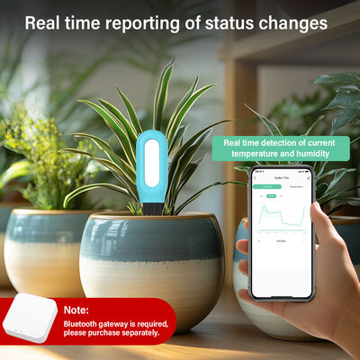 植物用ワイヤレス ZigBee スマート土壌水分温度モニター アプリ制御