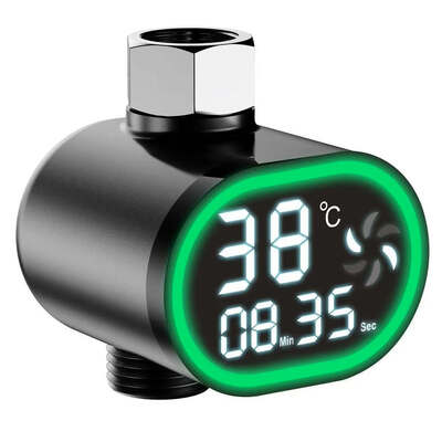 水力発電、シャワーヘッドユニバーサル水温計、ベビーバス、子供用入浴、家庭用視覚LEDデジタルディスプレイ画面
