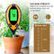 4つLCD表示の土pHの湿気のメートルの屋内植物の湿気のメートルが付いている1つの温室のデジタル土の湿気テスターに付き