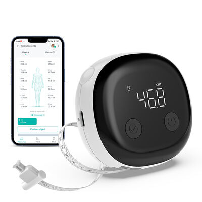 ±0.2%精度のスマートBluetoothボディメジャーテープ、Type-C充電式＆LEDディスプレイ搭載で正確な測定