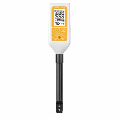 海水試験用,バックライトディスプレイ,自動シャットダウン,リチウム直接充電の高精度塩分計
